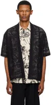 Sasquatchfabrix Black Jah Lion Cardigan In Black