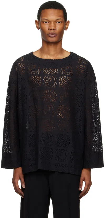 Sasquatchfabrix Black Jah Lion Long Sleeve T-shirt