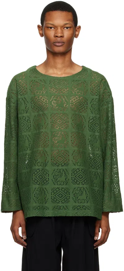 Sasquatchfabrix Green Jah Lion Long Sleeve T-shirt