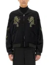 Sasquatchfabrix Souvenir Jacket "eastend Dragon" In Black