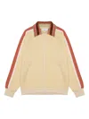 Sasquatchfabrix Striped-panel Jacket In Gray