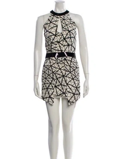Pre-owned Sass & Bide Silk Mini Dress In White