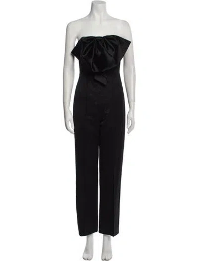 Pre-owned Sass & Bide Strapless Jumpsuit In Black