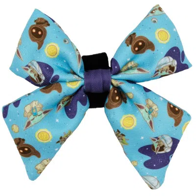 Sassy Woof Dog Sailor Bow In Blue