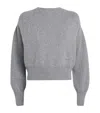 Sasuphi Cashmere Round-neck Sweater In Gray