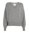 Sasuphi Cashmere V-neck Sweater In Gray