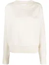 Sasuphi Crew Neck Sweater In White