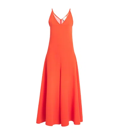 Sasuphi Ginerva Cady Jumpsuit In Orange