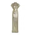 Sasuphi Silk-blend Francesca Maxi Dress In Gold