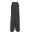 Sasuphi Stretch-virgin Wool Petra Trousers In Black