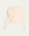 Sasuphi Tailored V-neck Cashmere Cardigan In Pale Yellow