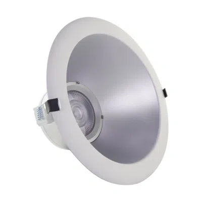 Satco 10" Selectable Cct Remodel Led Retrofit Recessed Lighting Kit In Silver