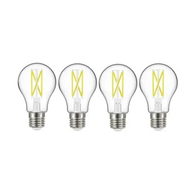 Satco 10.5 Watt (75 Watt Equivalent), A19 Led, Dimmable Light Bulb, Warm White E26/medium (standard) Base In Clear;warm White