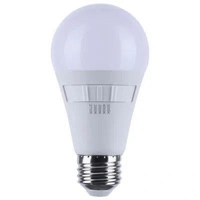 Satco 12 Watt A19 Led 27k/3k/35k/4k/5k Cct Selectable Medium Base White Finish 120 Volt