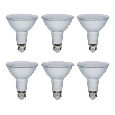 Satco 12 Watt Econo Led Par30ln Bulb Medium Base; 120-277 Volt Silver Finish