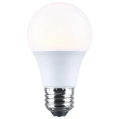 Satco 12 Watt Led A19 - Medium Base - Plastic - 120 Volt In White
