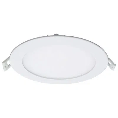 Satco 12 Watt Led Direct Wire Downlight Edge-lit 6-inch Cct Selectable Round Remote Driver In White