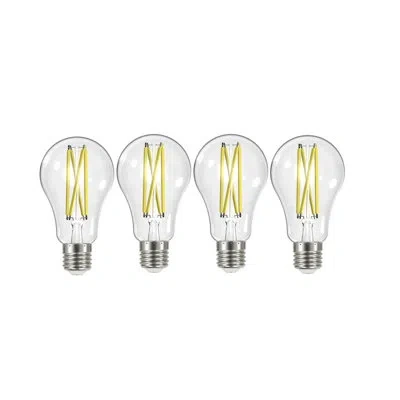 Satco 12.5 Watt (100 Watt Equivalent), A19 Led, Dimmable Light Bulb, Warm White E26/medium (standard) Base In Clear;warm White