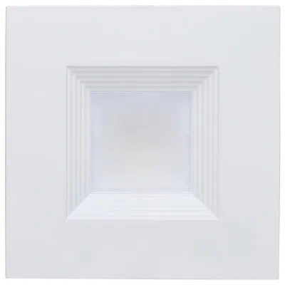 Satco 13.5w Field Selectable Led 4-inch Commercial Downlight Dual Dimming Square 120-347v