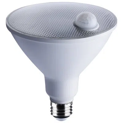 Satco 14 Watt (100 Watt Equivalent) Par38 Led Motion Sensor Light Bulb E26/medium (standard) Base In White;daylight;warm White