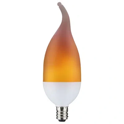Satco 2 Watt (25 Watt Equivalent), B11 Led, Non-dimmable Light Bulb, White (1400k) E12/candelabra Base