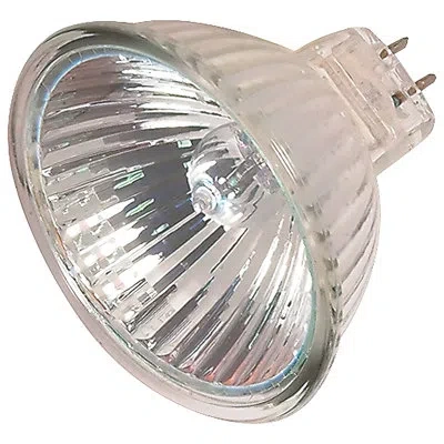 Satco 20 Watt, Mr16 Halogen, Light Bulb In Clear;warm White