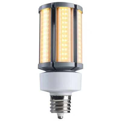 Satco 27 Watt 1600k Turtle Friendly 585nm Amber Corncob In Gray