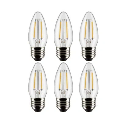 Satco 3 Watt, Dimmable, B11 Led, Warm White Bulb In Clear;warm White