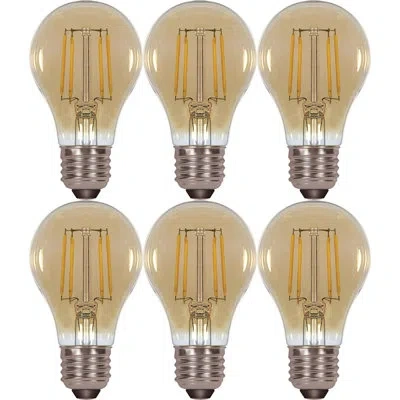 Satco 3.5 Watt (25 Watt Equivalent), A19 Led, Dimmable Light Bulb, E26/medium (standard) Base In Multi