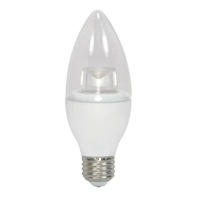 Satco 3.5 Watt (40 Watt Equivalent), B11 Led, Dimmable Light Bulb E26/medium (standard) Base In Clear;warm White
