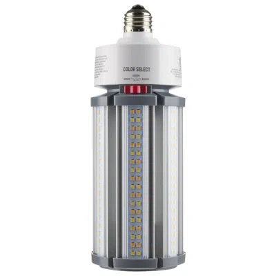 Satco 36 Watt, Led, Dimmable Light Bulb, Selectable Cct Base In White
