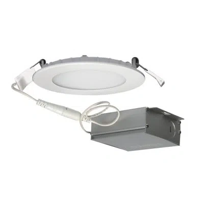 Satco 4" 5000k Remodel Led Recessed Lighting Kit In White