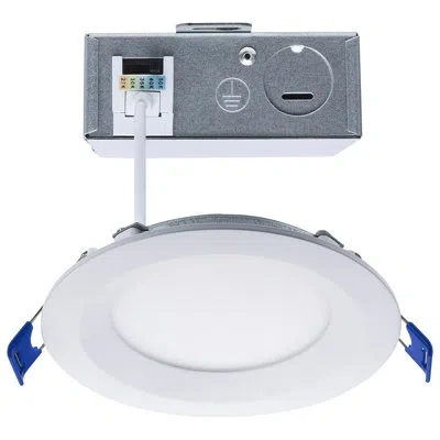 Satco 4 Recessed Lighting Kit In Gray