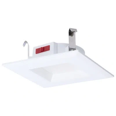 Satco 4'' Selectable Color Temperature Dimmable Air-tight Led Retrofit Recessed Lighting Kit In White