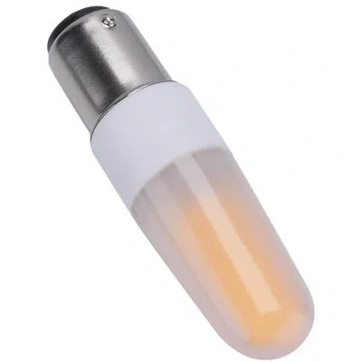 Satco 4 Watt (35 Watt Equivalent), T4 Led, Dimmable Light Bulb, Ba15d/small Bayonet Cap Base In White