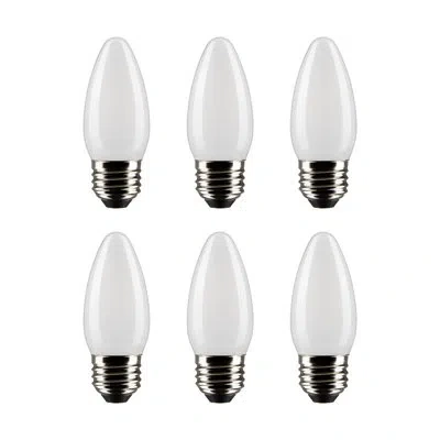 Satco 4 Watt (40 Watt Equivalent), B11 Led, Dimmable Light Bulb, E26/medium (standard) Base In White;cool White