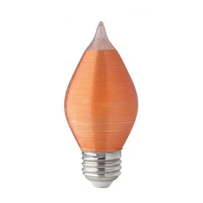 Satco 4 Watt (40 Watt Equivalent), C15 Led, Dimmable Light Bulb E26/medium (standard) Base In Spun Amber