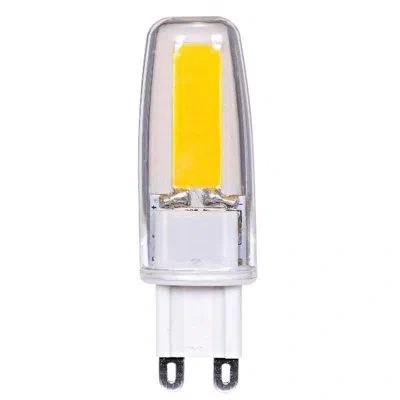 Satco 4 Watt (40 Watt Equivalent), T4 Led, Dimmable Light Bulb, Warm White (2700k) G9/bi-pin Base In Clear;warm White