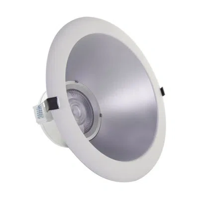Satco 4.1" Selectable Cct Remodel Led Retrofit Recessed Lighting Kit In Silver