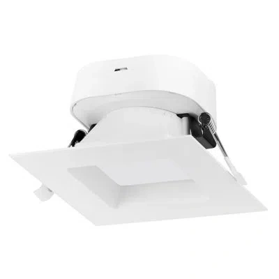 Satco 4.33" Remodel Led Retrofit Recessed Lighting Kit In White