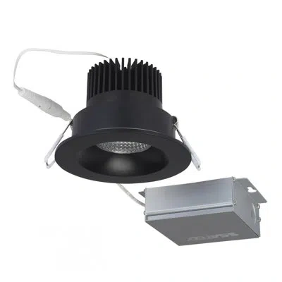 Satco 4.38" Ic Led Recessed Lighting Kit In Black
