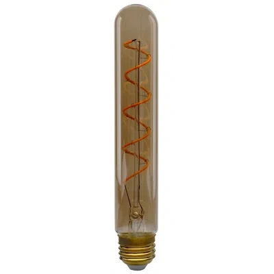 Satco 4.5 Watt (25 Watt Equivalent), T9 Led, Dimmable Light Bulb, E26/medium (standard) Base In Amber