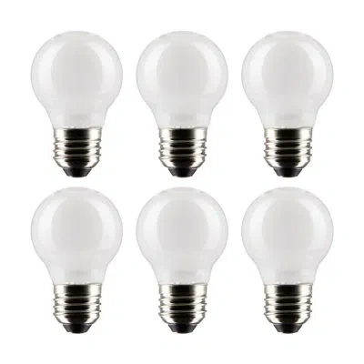 Satco 4.5 Watt (40 Watt Equivalent), G16.5 Led, Dimmable Light Bulb, E26/medium (standard) Base In White;warm White
