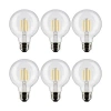 Satco 4.5 Watt (40 Watt Equivalent), G25 Led, Dimmable Light Bulb, E26/medium (standard) Base In Clear;cool White