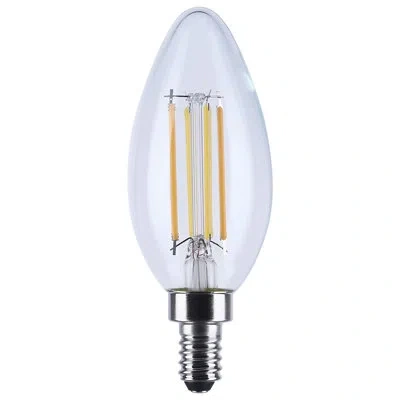 Satco 4.5 Watt Led B11 3000k-2000k Warm Dimming Candelabra Base Clear Finish