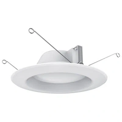 Satco 5" 2700k Remodel Ic Led Retrofit Recessed Lighting Kit In White