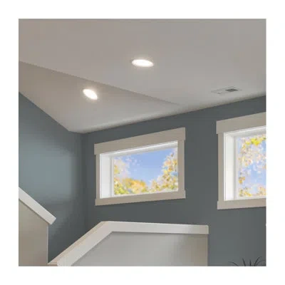 Satco 5" Square White Selectable Cct Dimmable Led Recessed Lighting Kit