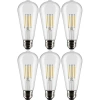 Satco 5 Watt (40 Watt Equivalent), St19 Led, Dimmable Light Bulb, E26/medium (standard) Base In Clear