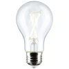 Satco 5 Watt A19 Led Clear Medium Base 120 Volt In Clear