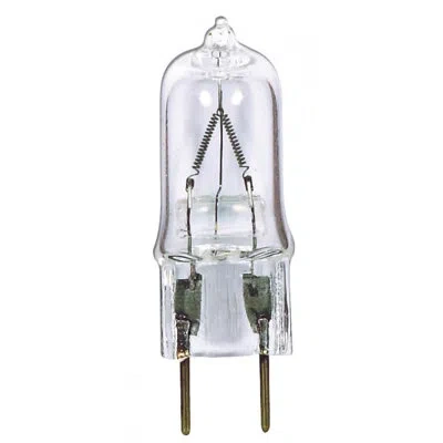 Satco 50 Watt Halogen, Light Bulb, G8/bi-pin Base In Clear